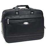 Samsonite Business Cases Expandable Leather Laptop Bag