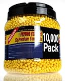 Flying Colors 10000 Premium w/ Square Bottle Airsoft BBs - .12g - Yellow