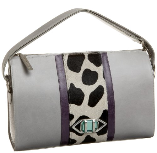 Laura Matthews Designs Grey Shoulder Satchel