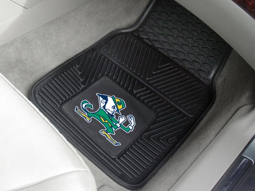 Notre Dame Fighting Irish Heavy Duty Two Piece Vinyl Car Mats