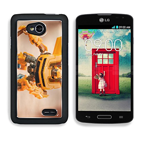MSD Premium LG Optimus L70 Dual Aluminum Backplate Bumper Snap Case Bumble Bee angry Image 3802862819