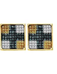 0.95CTW DIAMOND MICRO PAVE EARRING