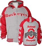 Ohio State Buckeyes Fleece Hooded Full Zip Jacket