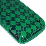 Amzer Luxe Argyle Skin Case for Blackberry Curve 8520 (Green)