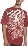Ecko Unlimited Young Men's Aces High Tee,Crimson,X-Large