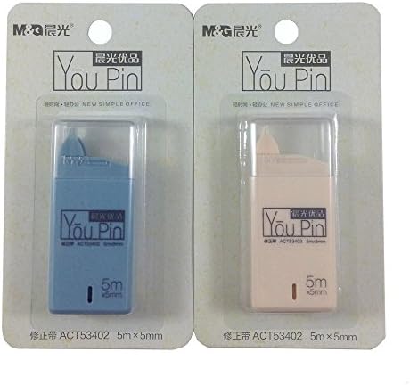 2 Pcs Tape White Film Liquid Papers Eraser Correction Tape Write Type Fax Stationery, Office School Supplies