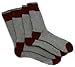NEW! Men's Work Hunting Boot Outdoor Red & Gray Socks Shoe Size 6-12 | 12 Pairs