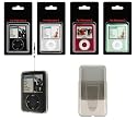 3Rd Generation Apple iPod Nano Snap-On Crystal Case with Lanyard And Slide Out Holster Belt Clip - 6 Color Choices (MP3 Player NOT Included)