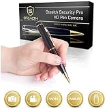 32GB HD Spy Pen Cam, 100 Min Video Recorder, 5 Extra Ink Refills, Professional Secret Mini Digital Security Pencil With Tiny Undetectable Camera For Hidden Covert Spying - FREE 32GB Memory Card