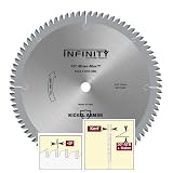 Buy 010-280, 10 x 80 Tooth Miter Saw Blade x .110 Kerf, 5 8 Arbor by infinity Tools