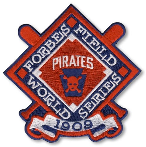 1909 World Series Forbes Field MLB Baseball Patch - Pittsburgh Pirates over Detroit Tigers
