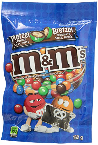 M&M's Pretzel Candies Stand up Pouch 162g