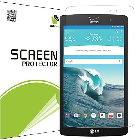 [5 Pack] Saver Hand - High Definition Clear Screen Protector for LG G Pad X 8.3 Verizon 2015 Version
