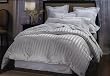 1000 Thread Count California King 1000TC Goose Down Comforter 750FP, White Stripe 1000 TC