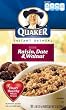 Quaker Instant Oatmeal Raisin, Date & Walnut, 10-Count Boxes (Pack of 4)