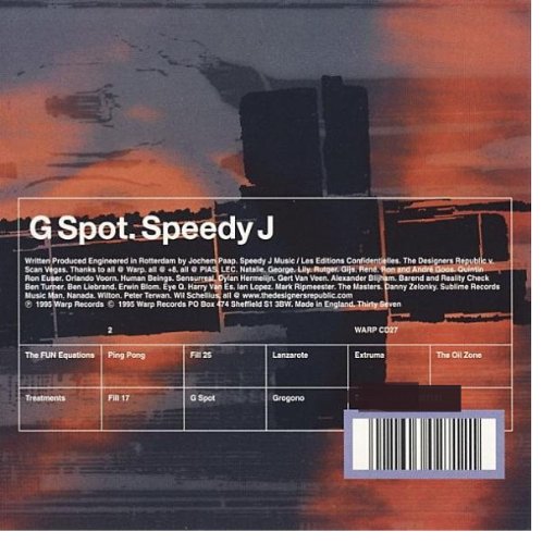 Speedy J - G-Spot & Live (2 Cd Set) - Zortam Music