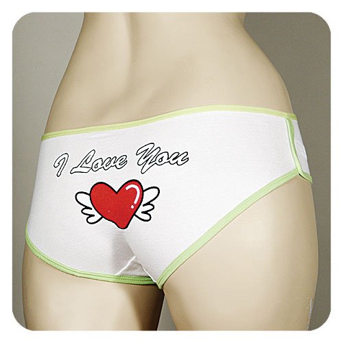 2 Pack Lot of Playful Printed Cotton Boyshort / Bikini Panties