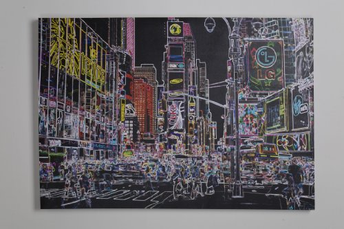 Kare 30329 Bild Pop Traffic 72 x 19 x 102 cm Leinwand Holz