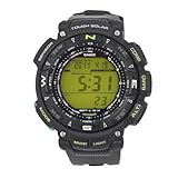 Casio Men's PAG240-1BCR Pathfinder Amazon Triple Sensor Solar Digital Watch