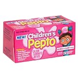 Pepto-bismol Children`s Chewable Tablets, 24-Count Bottle (Pack of 6) (Flavors may vary)