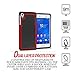 Xperia Z3 Case,Sony Xperia Z3 Case[Drop Protection] [Shock-Absorption] [Impact Resistant] Bumper Premium Hard Case for Sony Xperia Z3(Not for Z3+ / Z3 Compact / Z3 Dual / Z3v / Z3 Tablet) (red)