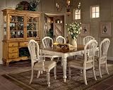Hillsdale Furniture 4508DTBRCTCSC Wilshire Rectangle Dining Set