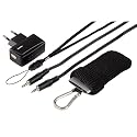 Hama MP3-Starter-Set (USB-Ladegerät, MP3-Socke, Neckstrap, 3,5-mm-Klinken-Anschlusskabel, 1,5 cm)