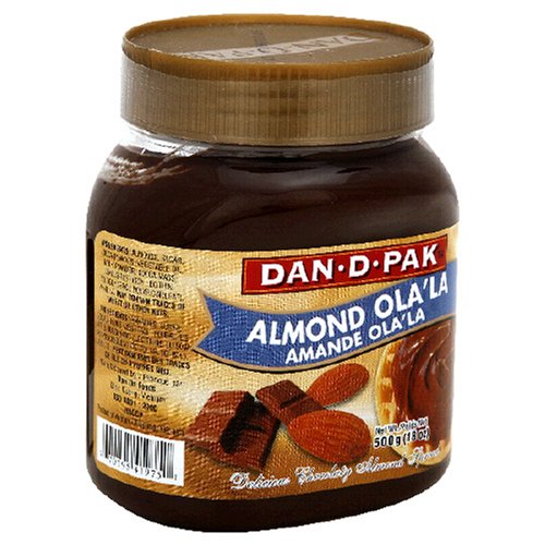 Dan-D-Pak Almond & Bavarian Chocolate Ola'La Spread, 18-Ounce Plastic Jar (Pack of 4) by Dan-D-Pak