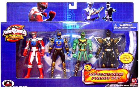 51yphR5U3VL Power Rangers Operation Overdrive Exclusive Action Figure 4 Pack with Black Ranger