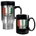 Miami Hurricanes NCAA Stainless Travel Mug And Ceramic Mug Set by Great American Products