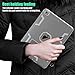 TIANLI ArmorBox [Three Layer] Convertible [Heavy Duty] Rugged Hybrid Protective with Kickstand Case for iPad Air 2,Grey/Grey
