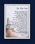 A Gift For A Son. Touching 8x10 Poem, Double-matted in Navy Over White and Enhanced with Watercolor Graphics.