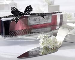 "Slice of Style" Stainless Steel High Heel Cake Server - Baby Shower Gifts & Wedding Favors