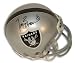 Tim Brown Autographed/Hand Signed Oakland Raiders Mini Helmet