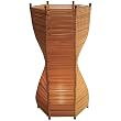 LumiSource Flexell 600 Natural-Wood Collapsible Table Lamp, Natural