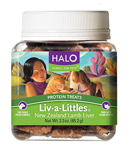 Halo Liv-a-Littles New Zealand Lamb Liver Treat, 2.3 oz