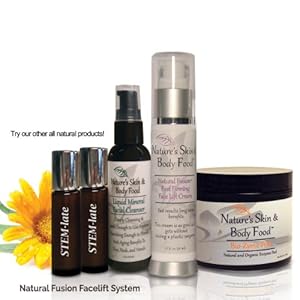 INSTANT Fast-Firming Face Lift SYSTEM(TM) - One ORGANIC Facial Cleanser - PREPARE your skin for the REJUVENATING process - TWO vials of STEM-late Serum - ACCELERATE Collagen and Elastin production - One Biozyme Peel - THE MOST-EFFECTIVE Skin Peel Ever DEVELOPED - REMOVES dead cells and prepares your skin for OPTIMUM results - One Natural Fusion Fast Firming Face Lift Cream - INSTANTLY TIGHTENS and FIRMS your skin - Continued use PRODUCES up to 1/8