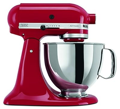 KitchenAid KSM150PSER 5 Qt. Artisan Series with Pouring Shield - Empire Red