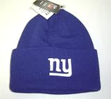 New! NFL New York Giants Cuffed Beanie Blue NY Embroidered Knit Skull Cap