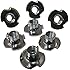 3 Prong T Nut 6-32 x 1/4" (Tee Nut) Qty: 100 Zinc Plated