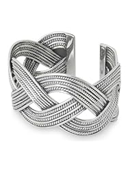 Sterling silver cuff bracelet, Lanna Magnificence