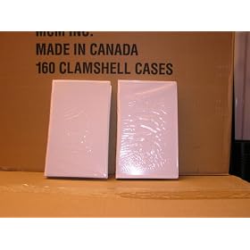 New Empty Disney Style White Clamshell Case (holds one video)