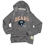 NFL Men's Chicago Bears Buttonhook Melange Hoodie - B812AFFD7 (Siro Melange, X-Large)