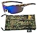 Hornz Polarized Sunglasses Men Camouflage Wrap Around Sport Frame Lightweight