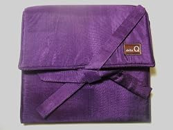 Della Q The Que Purple Theo Secure Circular Knitting Needle Case 145-1