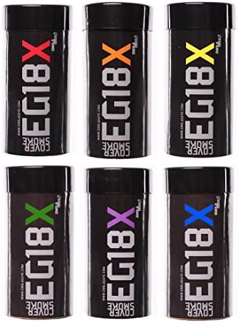 Enola Gaye EG18X High Output / Quick Discharge Smoke Grenade RAINBOW 6-Pack (Red, Orange, Yellow, Purple, Blue, Green)