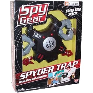 Spy Gear Security Device - Spyder Trap - Motion Alarm with 4 Trip Lines by