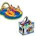 Intex 117-by-76-by-53-Inch Rainbow Ring Pool Play Center With 100 Fun Ballz Bundle Bundle