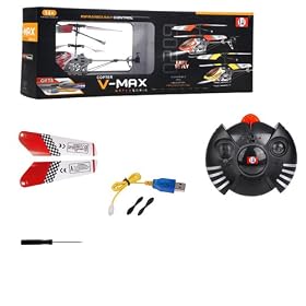 Eagle 3ch Micro Remote Control Helicopter with Metal Alloy Chassis - Colors May Vary