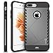 CoverON [Paladin Series] Fit iPhone 8 Plus Hard Case, iPhone 7 Plus Case, Protective Modern Style Hybrid Phone Case for Apple iPhone 8 Plus/iPhone 7 Plus - Gunmetal Gray & Black
